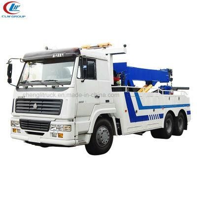 Heavy Duty 10 Wheel 351-450HP HOWO Road Recovery Truck