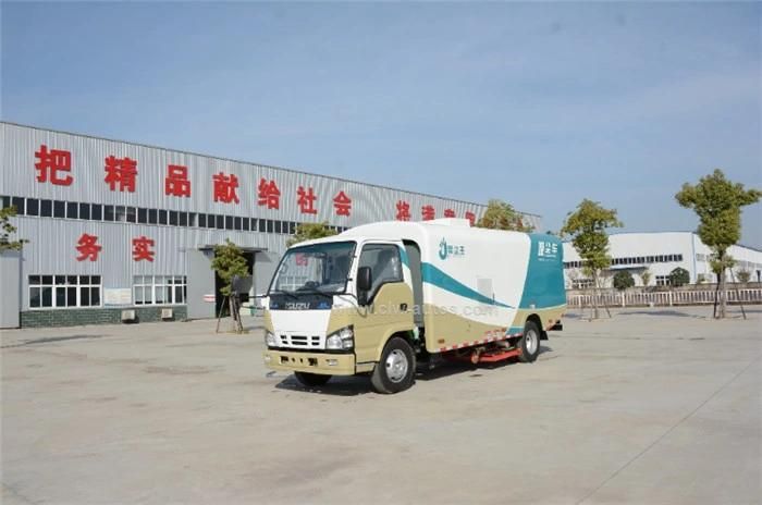 Isuzu 6m3 High Quality Dust Suction Garbage Collector Special Cleaner Sweeping Truck