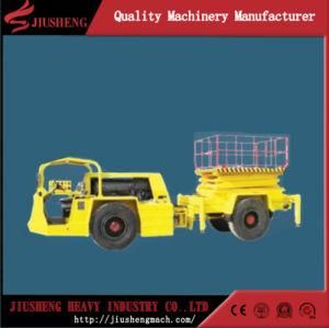 Jiusheng UK-6ptj Underground Mining Working Platform Scissor Lift Aeria Truck