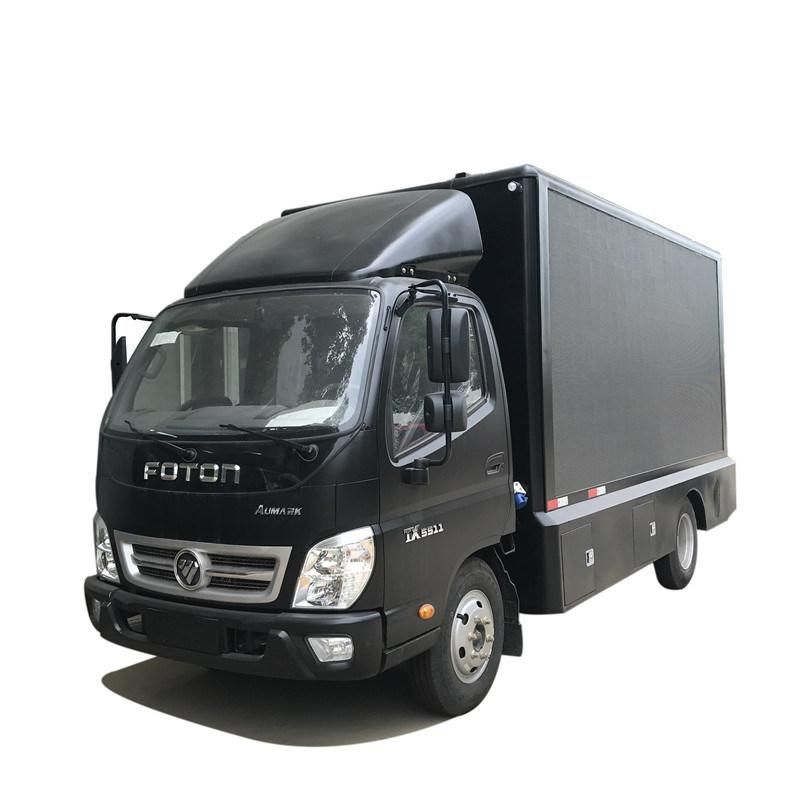 Foton Scrolling Billboard Van LED Display Mobile LED Truck