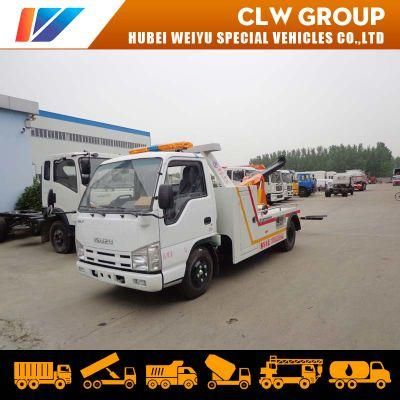 Road Rescue Towing Wrecker Truck 3 Ton 4 Ton Emergency Recovery Tow Truck Underlift Crane Wrecker