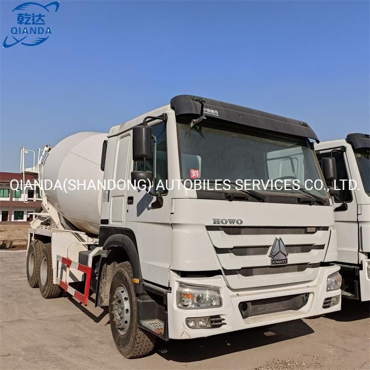 High Quality Sinotruk HOWO 6*4 Used Concrete Powder Mixer Truck HOWO 10 Wheels Concrete Mixer Truck Used Commercial Mixer Truck at Sale