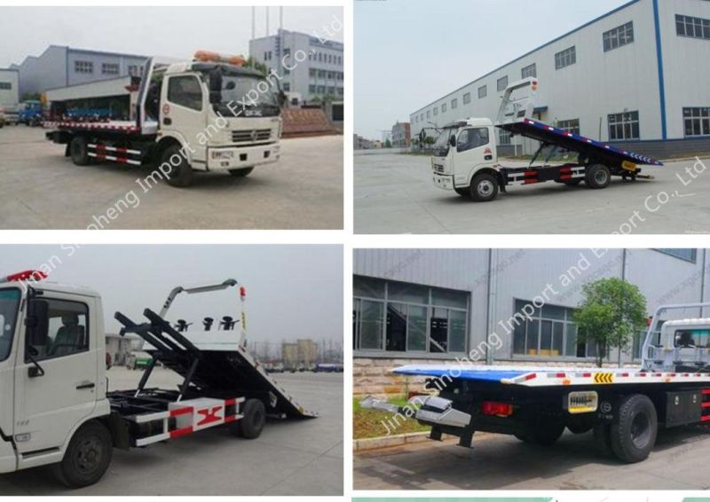 Cheap Price 180HP Dongfeng Tianjin 4X2 Wrecker Truck with Crane