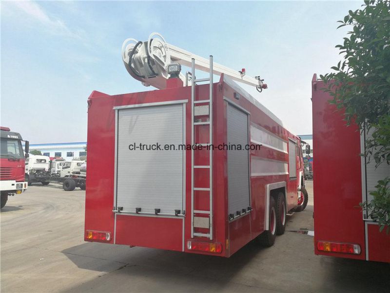 Good Quality Sinotruk HOWO 6X4 Water Foam Fire Fighting Truck 15tons 16tons