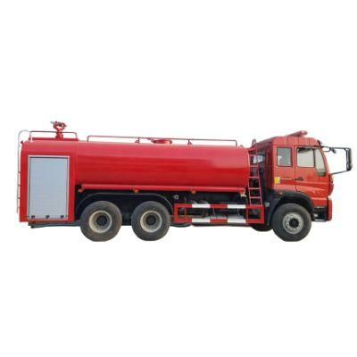 HOWO 6X4 Rescue Emergency Fire Engine Water Tank Bowser Sprinkler Truck with 2, 5000 Liters Water Tanker for Sales