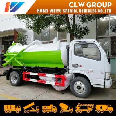 China Factory Hot Sale 2000litres-5000litres Small Vacuum Sewage Suction Trucks