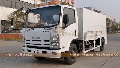 High Quality Isuzu 7cbm for Two Kinds Oil Mobile Fuel Truck with Filling Machine for Southeast Asian Market