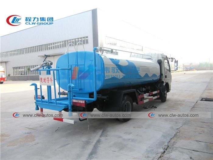 Factory Selling 8cbm Dongfeng Water Tank Truck 8tons Water Truck 8000liters Watering Truck