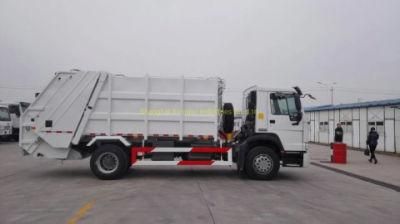 10m3 Sinotruk HOWO Refuse Compactor Truck Bin Truck Rubbish Waste Collector Garbage Truck 10000L Zimbabwe