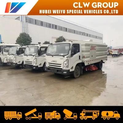 Four Brushes Road Cleaning Machine 8cbm Jmc Vacuum Street Sweeper Manufacturer