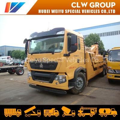 Sinotruk HOWO 6X4 20tons 25t Heavy Duty Wrecker Truck Emergency Recovery Towing Conjoined Truck