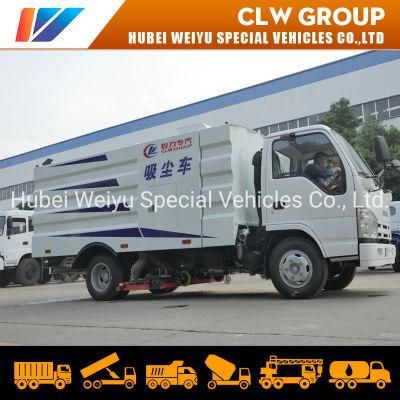 8cbm Vacuum Cleaner Truck High Duty Vacuum Pump Clean Dust with Transport Self Dumping Sanitation Truck