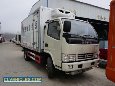 China Manufacture 4*2 Light Cooling Refrigerated Van Truck