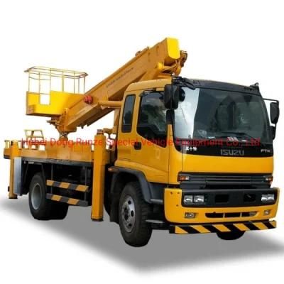 Japan Brand Ftr 20m-32m Telescopic Boom Overhead Working Truck