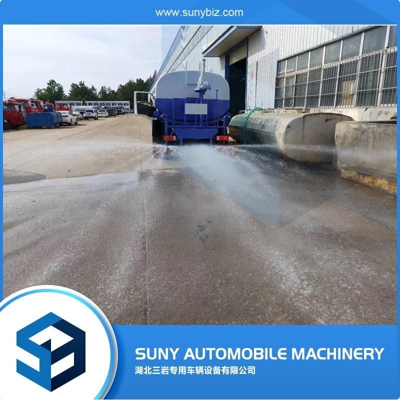 6000 Liters 8 Tons Sino Water Cart Truck Water Bowser Truck Sprinkler Vehicle Water Tank Truck