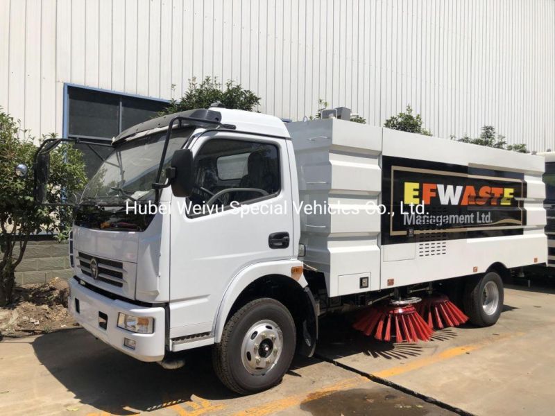 4*2 8cbm 10cbm 4 Brushes Sweeper Truck City Cleaning Vehicle with Stainless Steel