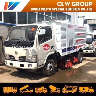 Dongfeng Road Sweeper Truck 5.5cbm Road Cleaning Truck 5tons 6tons China Vacuum Sweeping Truck