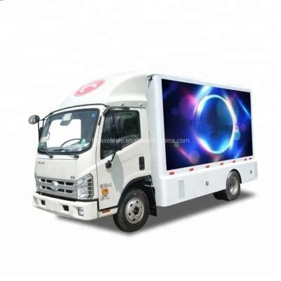 Cheap Price Foton P3 P4 P5 P6 P8 P10 LED Display Screen Outdoor Advertising Truck Mobile Van LED Display Truck with Stage