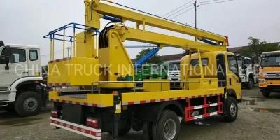 14m Aerial Work Platform Boom Bucket Boom Lift Truck