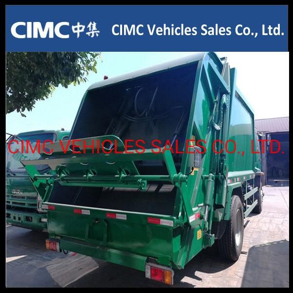 Isuzu F Series Waste Compactor Price Camion Truck De Basura 12cbm