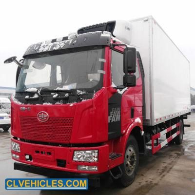 FAW 4X2 7m 10ton Refrigerated Freezer Cargo Truck