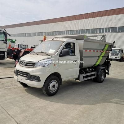 Euro3 Foton Mini 2000 Litres 2m3 2 Cubic Meters Rear Dumping Bin Truck