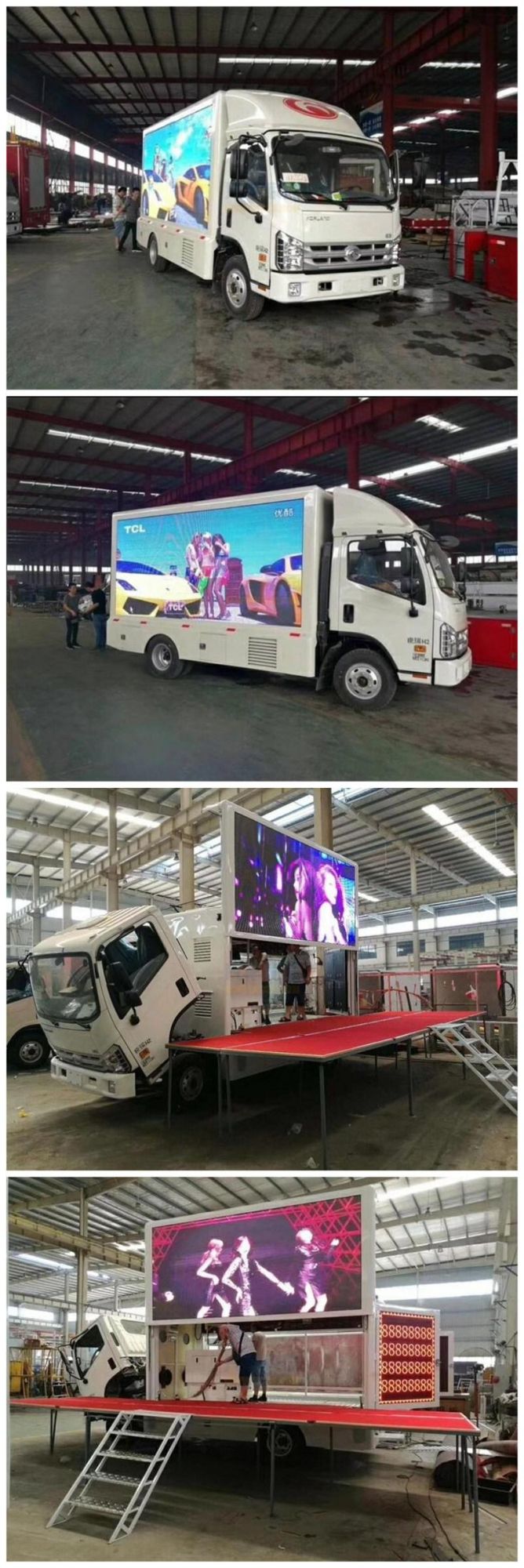 Foton LED Billboard Truck with P4/P5/P6 Full Color LED Screen