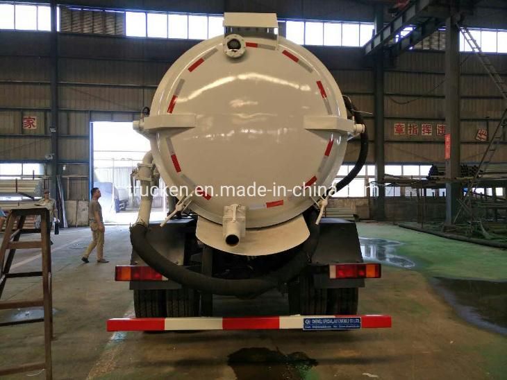 Sinotruk 12000 Liters Vacuum Suction Sewer Cleaning Sewage Tanker Truck