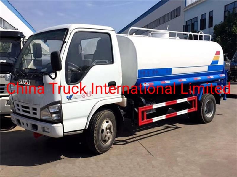 Isuzu Npr 600p 4*2 120HP Water Tank Truck Vehicle