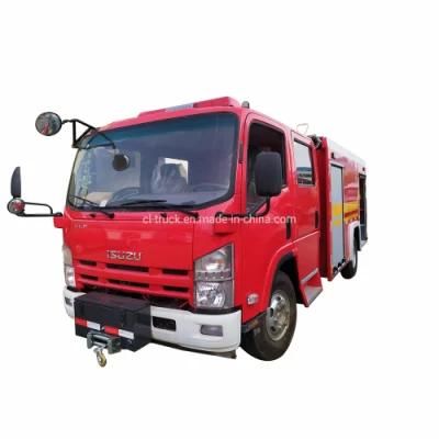 Good Quality Isuzu 700p 4000liters 3000liters Water Rescue Fire Truck