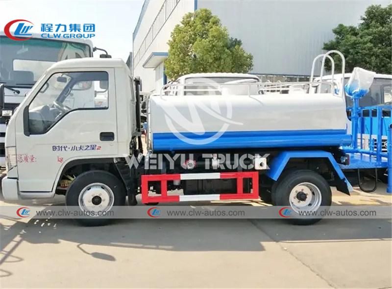 Dongfeng 2000liters 3000liters 2-3tons Water Bowser Truck Water Spraying Truck Water Sprinkler Truck