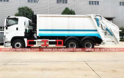 380HP I Suzu Vc46 6X4 12wheels Collecting Compactor Garbage Truck