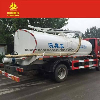 High Pressure Cleaning 4X2 Sewage Suction Tanker Truck