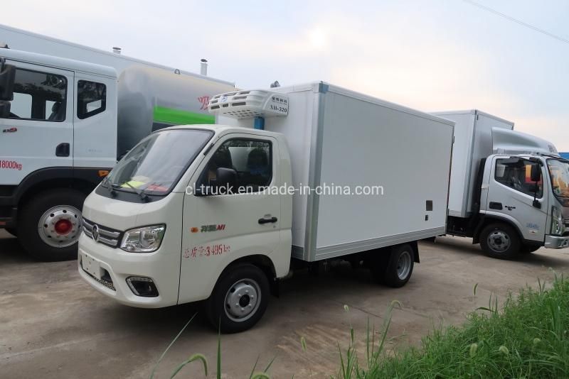 Foton 2000kgs Payload Mini Refrigerator Truck for Sale