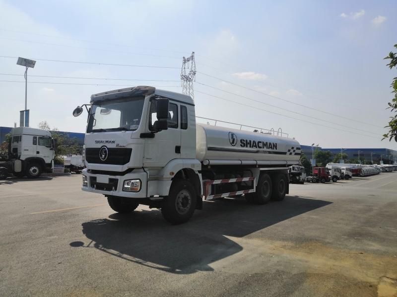 Shacman F3000 6*4 20 Cubic Meters Stainless Steel Water Tank Truck Water Tanker Truck for Sale