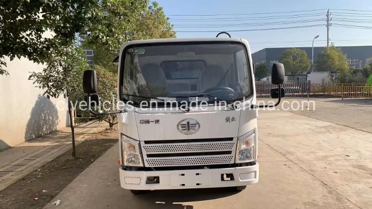 FAW 4X2 4000L Mini Waste Refuse Compressed Garbage Compactor Truck