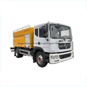 Diesel Powered 6 Wheeler 10.5 Cbm Tank Heavy Duty High Pressure Cleaning Vehicle Road Sweeper