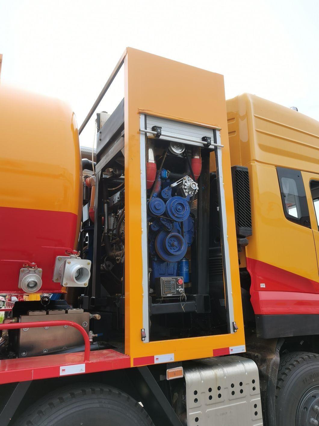 Dongfeng 6*4 Vacuum Suction Waste Water Cleaning and Collection Truck with High-Pressure Washing Reel for Sanitation