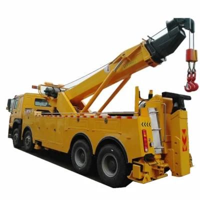 Sinotruk HOWO 40ton Recovery Trucks Wrecker Towing Truck (360 D Boom Crane Rotator)