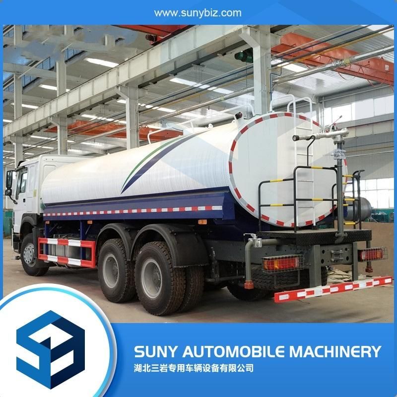 Sinotruk HOWO 6X4 25000L Water Tank Vehicle for Sale