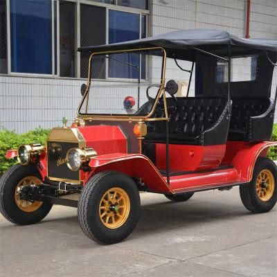 Shuttle Electric Car Battery Powered Tourist Sightseeing Antique Classic Old Vintage Car