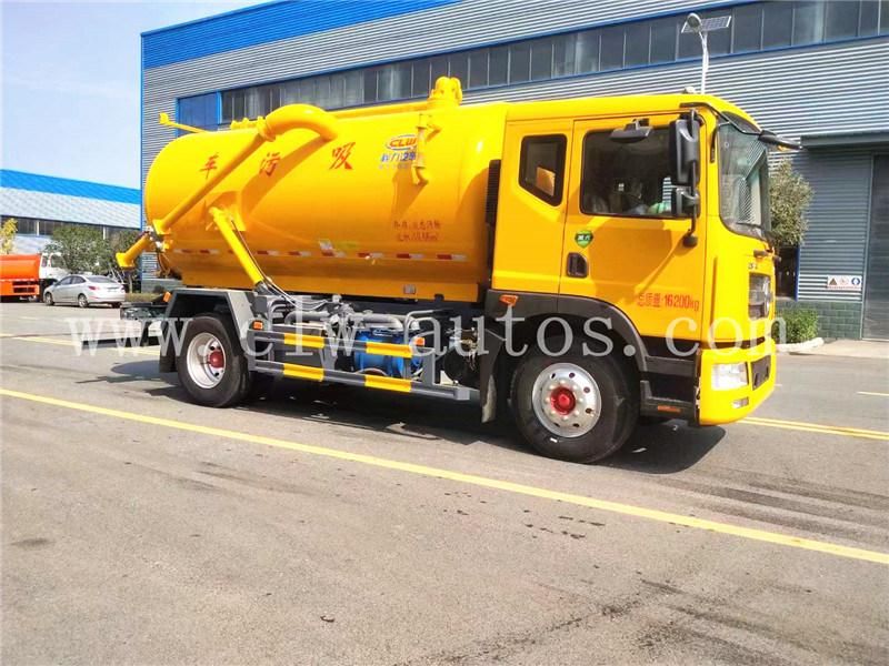 Dongfeng D9 Duolicar 12000liters 12cbm 12m3 Vacuum Sewage Suction Truck Sewer Tank Truck Septic Tank Truck