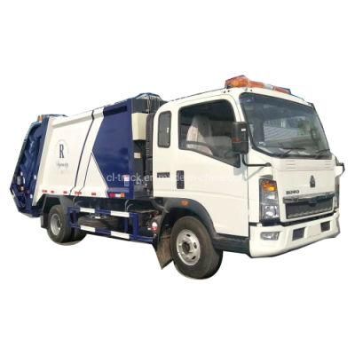 HOWO Light 5cbm 6cbm 7cbm 8cbm 10cbm Garbage Truck Loader