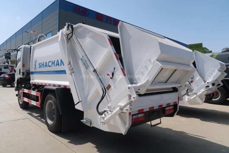 Factory Selling Shacman Light 4m3 5m3 5tons 6tons Compactor Garbage Truck