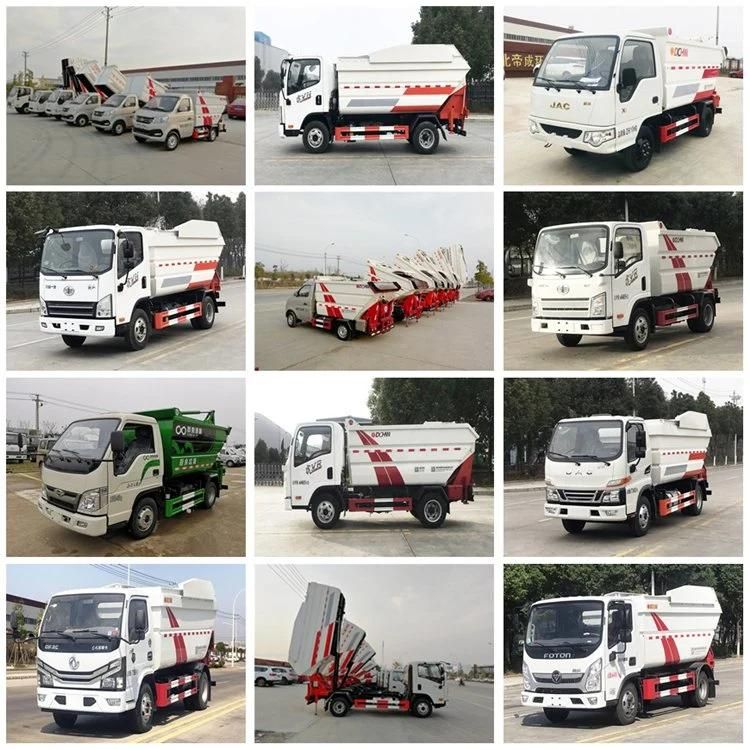 Small JAC 2 Cubic 2m3 2cbm 2 Ton Mobile Dumper Garbage Truck
