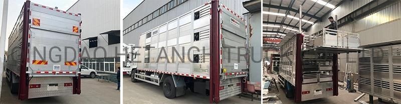 Customized 4 per floor Al-alloy livestock crate for truck/livestock truck