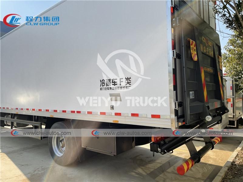 4X2 Foton Auman 10tons 30cbm Fresh Meat Vegetables Refrigerated Truck Refrigerator Van Box Truck with Thermo King Freezer Unit