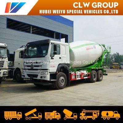 China Hot Sale 6*4 HOWO 14-16cbm Concrete Mixing Vehicles 14-16m3 Cement Mixer Truck