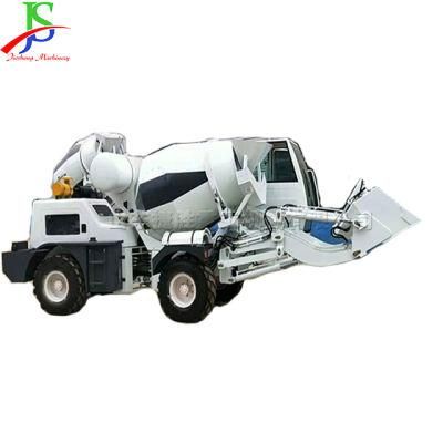 Small Type Self Feeding Wheel Truck Mounted Mixer Biggest Dimensions 3cbm Concrete Agitator Concrete Mixer Truck