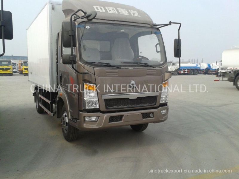 Diesel Engine Sinotruck HOWO 4X2 Food Refrigerated Truck